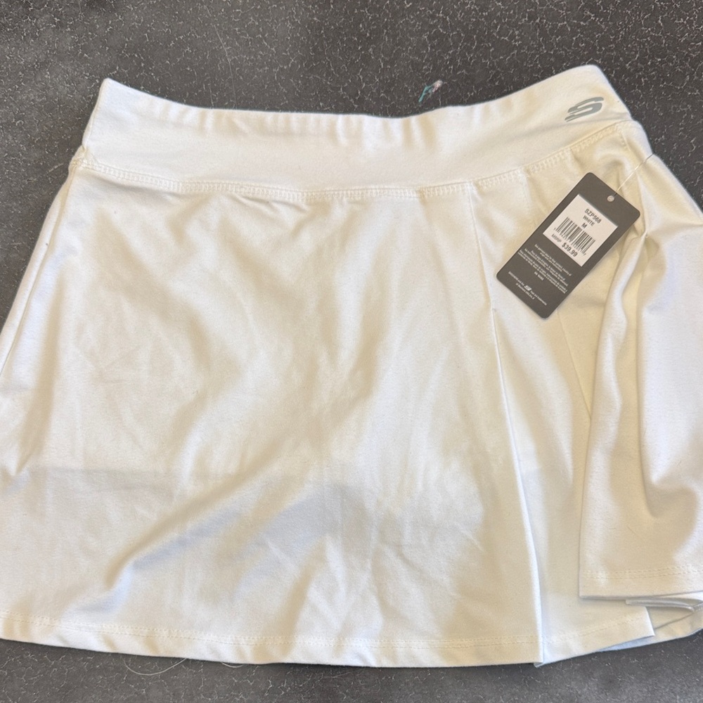 Skechers White Kids Skort